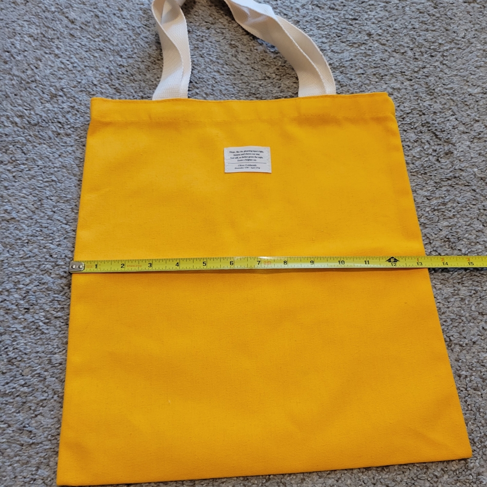 Yellow Canvas Tote Bag